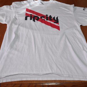 PORT&COMPANY Portland Trail Blazers RIP City White T-shirt Size Adult Xl